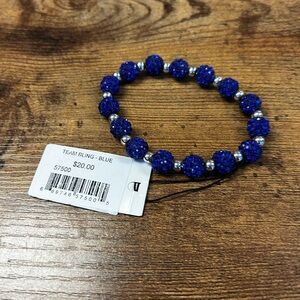 Blue Beaded Bracelet